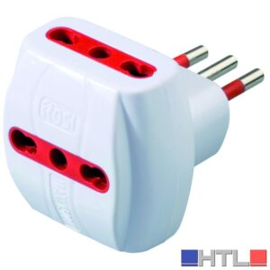 Rosi ADATTATORE TRIPLO RS78041T spina 2P+T 10A - prese 3 x 10/16A