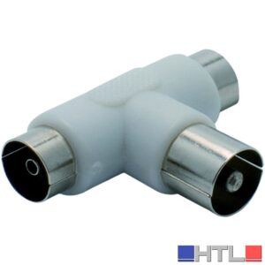 ADATTATORE TV DOPPIO  Ø mm. 9,52 (confezione da 10)