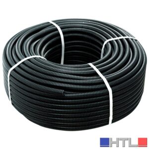 TUBO CORRUGATO NERO SENZA TIRAFILO Ø mm. 16  MT. 100