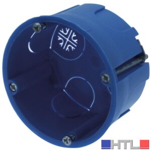 CASSETTA DA INCASSO TONDA IP20 PER PARETE IN CARTONGESSO mm Ø 68 (confezione da 10)