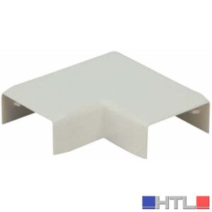 ANGOLO PIANO PER MINICANALINA IP40 mm. 22x10 (confezione da 10)