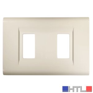 Feb Elettrica PLACCA CLICK  col. Bianco 2 posti