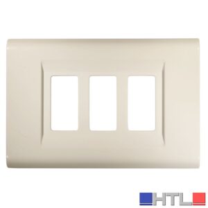 Feb Elettrica PLACCA CLICK  col. Bianco 3 posti