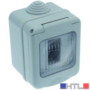 CONTENITORE DA ESTERNO IP55 col. Grigio 1 posto (confezione da 30)