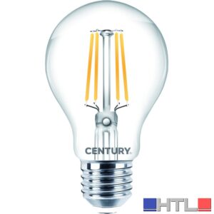 Century LAMPADA A FILAMENTO LED GOCCIA E27 Luce calda  4 W - 470 lumen (confezione da 10)