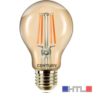 Century LAMPADA A FILAMENTO LED EPOCA GOCCIA E27 Luce calda  8 W - 806 lumen (confezione da 10)