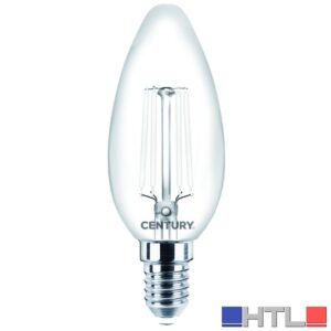 Century LAMPADA A FILAMENTO LED INCANTO WHITE CANDELA E14 Luce calda  4,5 W - 470 lumen (confezione da 10)