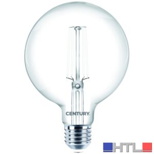 Century LAMPADA A FILAMENTO LED INCANTO WHITE GLOBO E27 Luce calda  9 W - 1.055 lumen (confezione da 10)