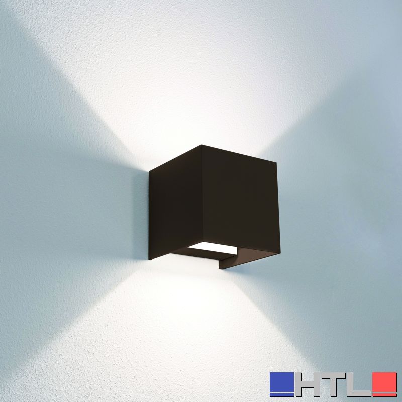 Century APPLIQUE BIDIREZIONALE QUADRATO A LED UP&DOWN+ 10 W-800 lm-3.000K/4.000K/6500K Col. Corten