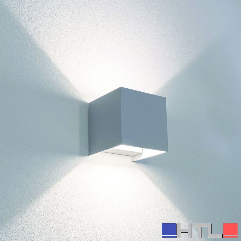 Century APPLIQUE BIDIREZIONALE QUADRATO A LED UP&DOWN+ 10 W-800 lm-3.000K/4.000K/6500K Col. Grigio