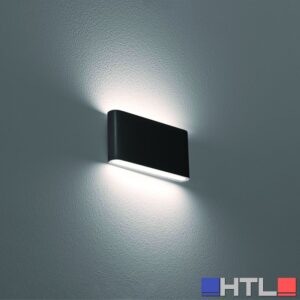 Century APPLIQUE BIDIREZIONALE RETTANGOLARE LED FORMA 12 W-820 lm-3.000K /4.000K/6000K Col. Nero