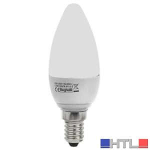 Beghelli LAMPADA A LED OLIVA E14  luce calda 3,5 W (confezione da 10)