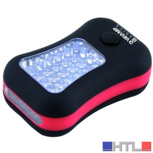 TORCIA DA LAVORO DL101 CON GANCIO E CALAMITA 24+4 LED  (confezione da 12)