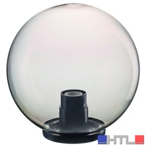 LAMPADA DIFFUSORE 'GLOBO' Ø cm. 20 con base col. Fumè