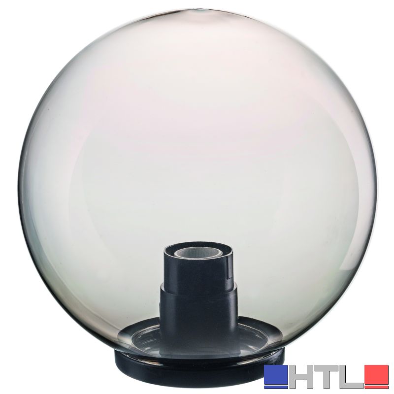 LAMPADA DIFFUSORE 'GLOBO' Ø cm. 20 con base col. Fumè