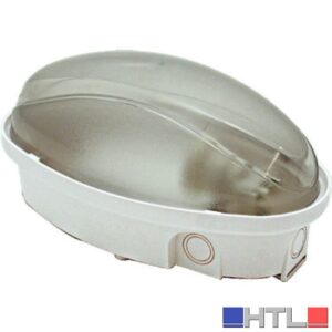 Fanton PLAFONIERA PANDA MINI LED 12W BIANCA ovale Ø cm.21,5x12,5x11 h