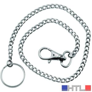 PORTACHIAVI CON CATENELLA IN ACCIAIO CROMATO cm. 47  (confezione da 20)