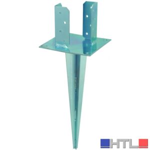 SUPPORTO PER TRAVI DA PIANTARE Quadrato mm. 100x100