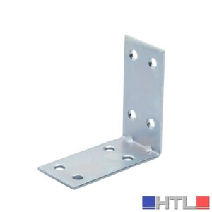 Aldeghi PIASTRINA DI GIUNZIONE ACCIAIO ZINCATO ANGOLARE 50 PZ.  mm. 30x30