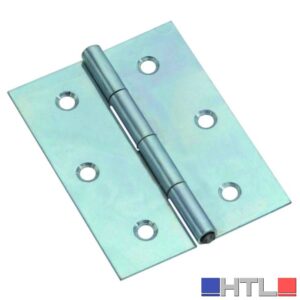 CERNIERA MEZZA QUADRA PERNO FISSO  mm. 30x25 (confezione da 24)