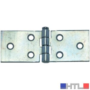 Aldeghi CERNIERA LUNGA IN ACCIAIO ZINCATO mm.  51x22 (confezione da 24)