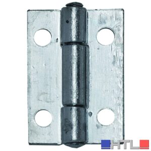 Aldeghi CERNIERA STRETTA PERNO FISSO IN ACCIAIO ZINCATO mm. 20x14 (confezione da 24)