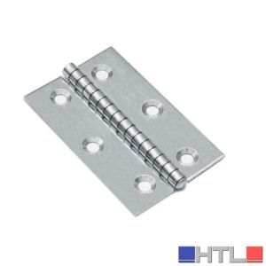 CERNIERA PERNO FISSO INOX PIANA  mm.40x30 (confezione da 25)