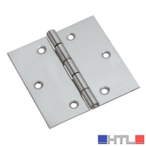 CERNIERA PERNO FISSO INOX QUADRA  mm.30x30 (confezione da 24)