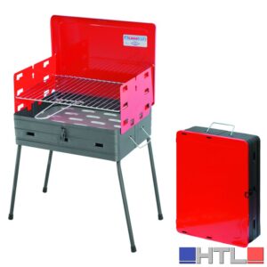 BARBECUE RICHIUDIBILE IN VALIGETTA HAPPY cm. 41x30x48 h