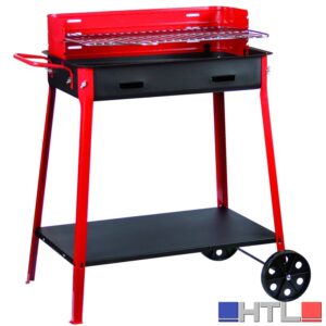 BARBECUE CON RUOTE cm. 60x40x85 h