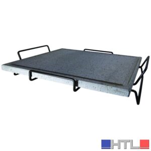 BISTECCHIERA IN PIETRA LAVICA CON TELAIO E RIALZO  cm. 40x30
