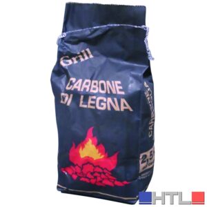 CARBONE DI LEGNA ARGENTINO sacco da kg. 2,5 circa (confezione da 7)