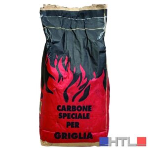 CARBONE DI LEGNA ARGENTINO sacco da kg. 5 circa (confezione da 4)