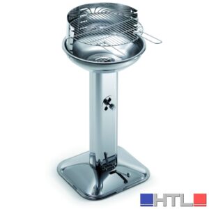 Ompagrill BARBECUE INOX VENUS 480 PRO SYSTEM griglia acciaio cromato Ø cm. 44 - H cm. 89
