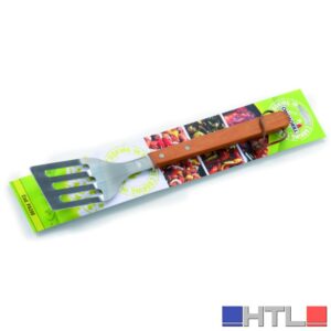 Ompagrill PALETTA IN ACCIAIO INOX DA C/MANICO IN LEGNO cm. 39