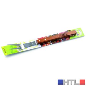 Ompagrill FORCHETTONE IN ACCIAIO INOX C/MANICO IN LEGNO cm. 39