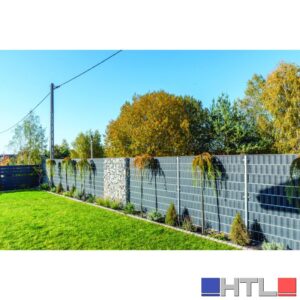 Confine STRISCIA FRANGIVISTA IN TECNO RATTAN cm. 19x204 col. Antracite