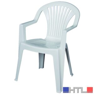 SEDIA LIDO cm. 57x58x82 h col. Bianco