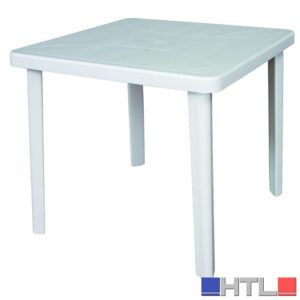 TAVOLO NETTUNO cm. 80x80x72 h col. Bianco