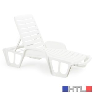 LETTINO FISSO IMPILABILE cm. 192x71x100 h col. Bianco
