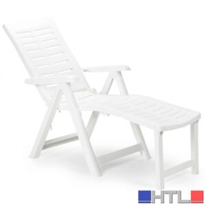 POLTRONA PIEGHEVOLE ARIZONA cm. 109x60x108 h col. Bianco