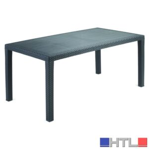 TAVOLO JOKER cm. 138x78x72 h col. Antracite