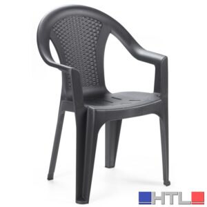 SEDIA ISCHIA cm. 54x56x81 h col.  Antracite