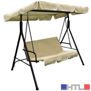 DONDOLO A 3 POSTI cm. 170x115x153 h col. Marrone