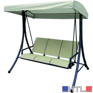 DONDOLO A 3 POSTI cm. 165x125x178 h col. Ecrù