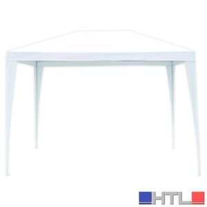 GAZEBO CON COPERTURA IN POLIETILENE mt. 3x3x2,5 h col. Bianco