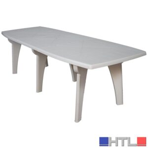 TAVOLO LIPARI 2 cm. 250x90x72 h col. Bianco