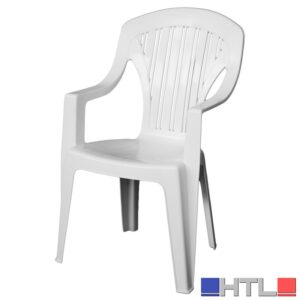 SEDIA TROPEA cm. 56x58x90 h col. Bianco