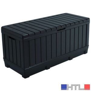 Keter BAULE PORTA ATTREZZI DA GIARDINO KENTWOOD cm. 128x53,6x59 h col. Marrone
