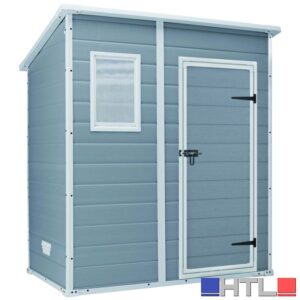 Keter CASETTA DA GIARDINO MANOR 6X4 cm. 183,5x111x200,5 h col. Grigio